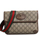 Supreme Monogram Neo Vintage Web Belt Bag Brown