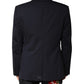 Blazer MARTINI Dark Blue Wool SingleBreasted Blazer