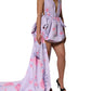 Multicolor Floral Runway Maxi Dress