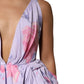 Multicolor Floral Runway Maxi Dress