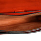 Jackie Soft Flap Shoulder Bag Leather Orange