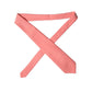 Coral Pink Polyester Adjustable Women Tied Necktie Tie