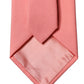 Coral Pink Polyester Adjustable Women Tied Necktie Tie