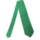 Green Solid Silk Cotton Adjustable Women Necktie Tie