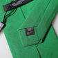 Green Solid Silk Cotton Adjustable Women Necktie Tie