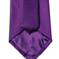 Purple Polyester Satin Adjustable Women Tied Necktie Tie