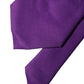 Purple Polyester Satin Adjustable Women Tied Necktie Tie