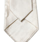 Off White Geometric Silk Adjustable Women Necktie Tie