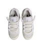 White Calfskin Leather Low Top Sneakers Shoes