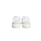 White Calfskin Leather Low Top Sneakers Shoes