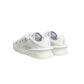 White Calfskin Leather Low Top Sneakers Shoes