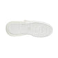 White Calfskin Leather Low Top Sneakers Shoes