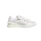 White Calfskin Leather Low Top Sneakers Shoes