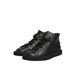 Black Leather Lace Up Men Ankle Boots Shoes
