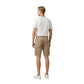 Beige Cotton Bermuda Shorts