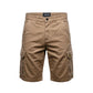 Beige Cotton Bermuda Shorts