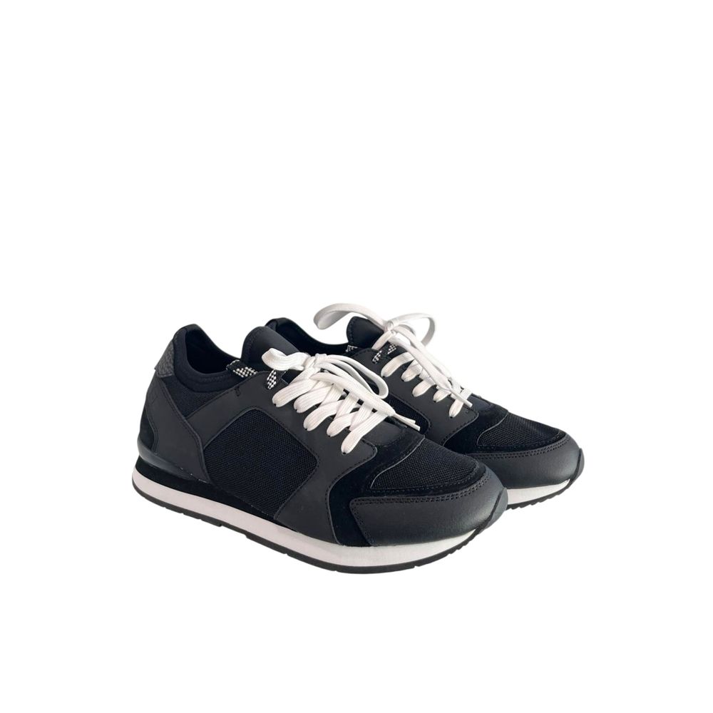 Black Leather Men Sneaker
