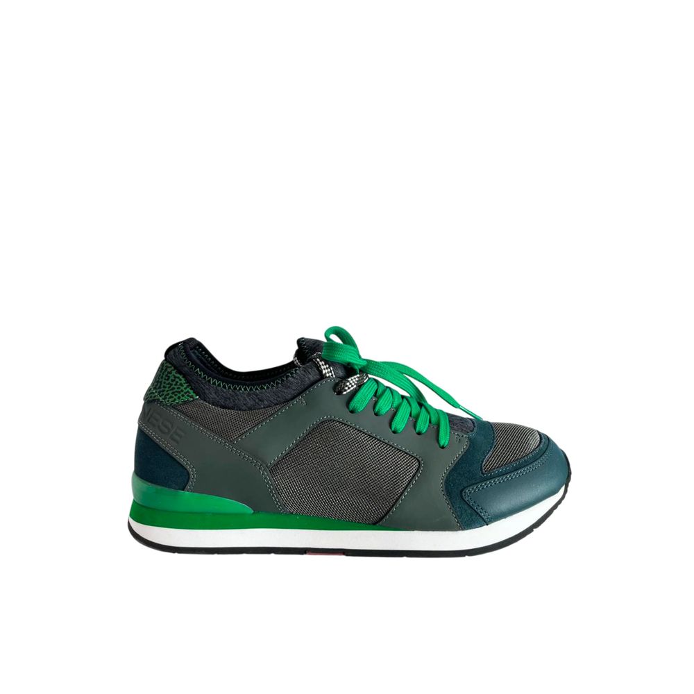 Green Rubber Men Sneaker