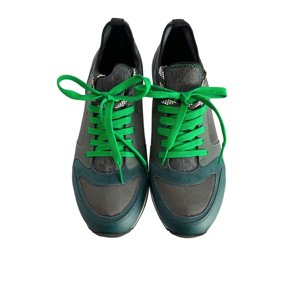 Green Rubber Men Sneaker