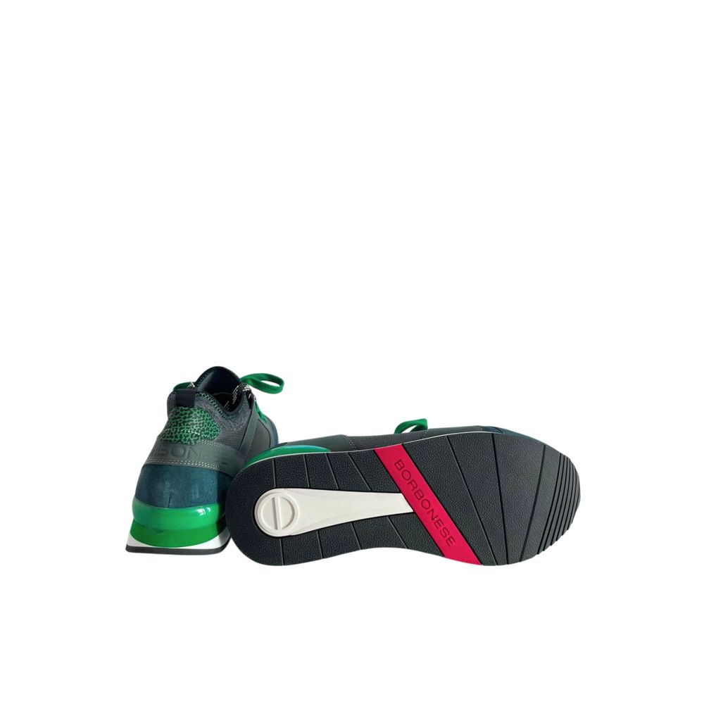 Green Rubber Men Sneaker