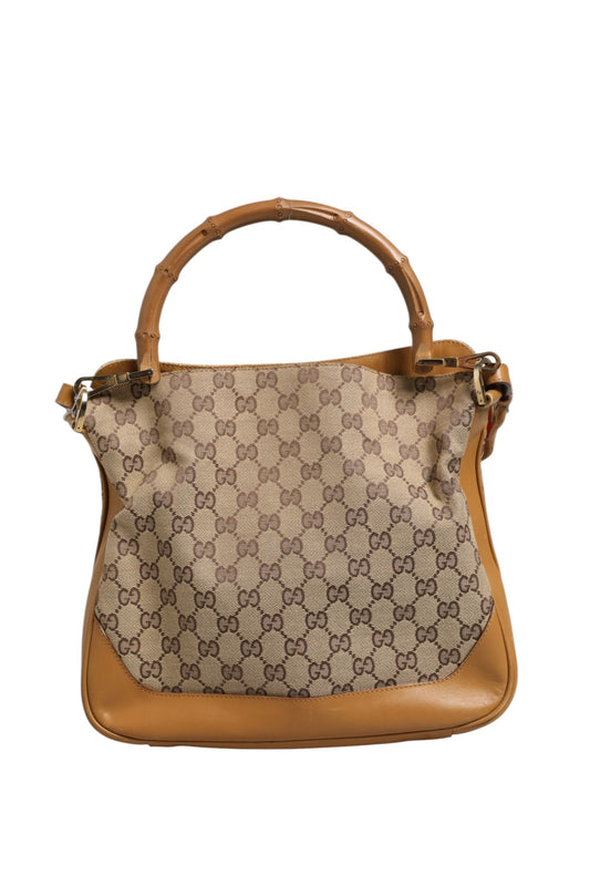 Diana Small Shoulder Bag in GG Canvas