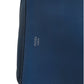 Leather Navy Blue Shopping Tote