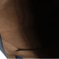 Leather Navy Blue Shopping Tote