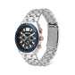 Gray Stainless Steel Dress Watch