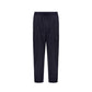 Blue Elastane Casual Pants