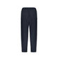 Blue Elastane Casual Pants