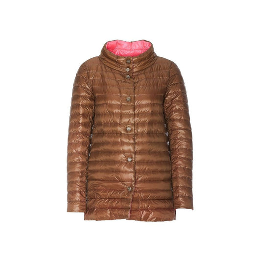 Brown Polyamide Coat