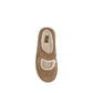 Beige Leather Flats