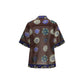 Brown Ramie Pattern Shirt