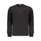 Black Cotton Men's Sweatshirt