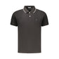 Black Cotton Men's Polo
