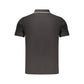 Black Cotton Men's Polo