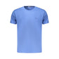 Blue Cotton Men's T-Shirt