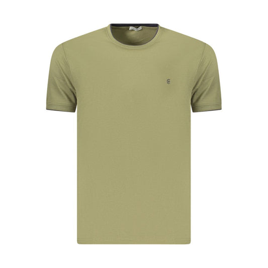 Green Cotton Men's T-Shirt