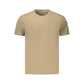 Brown Cotton Men's T-Shirt