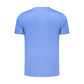 Blue Cotton Men's T-Shirt