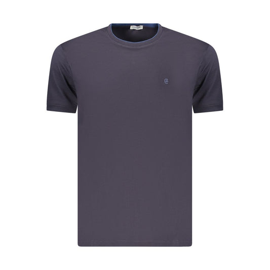 Blue Cotton Men's T-Shirt