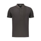 Black Cotton Men's Polo Shirt