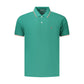 Green Cotton Men's Polo Shirt