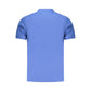 Blue Cotton Men's Polo Shirt