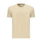 Beige Cotton Men's T-Shirt