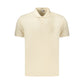 Beige Cotton Men Polo