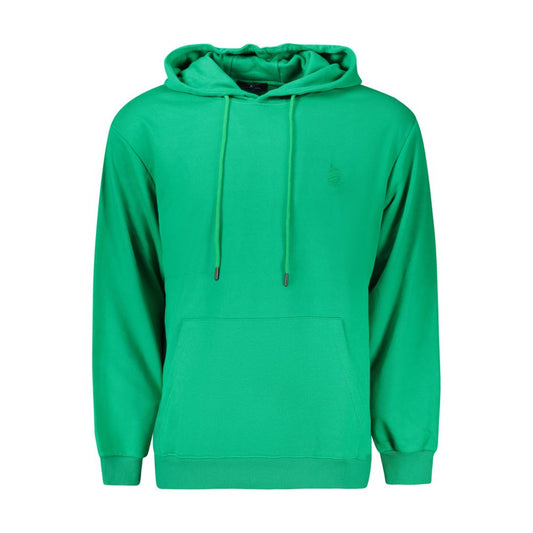 Green Cotton Men's Sweatshirt