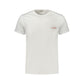 White Cotton Mens T-Shirt