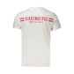 White Cotton Mens T-Shirt