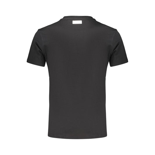 Black Cotton Men's T-Shirt